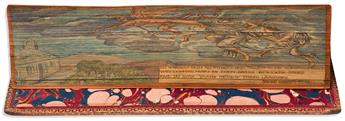 (FORE-EDGE PAINTING.) Burns, Robert. The Complete Works containing the Poems, Songs and Correspondence ... with a new life of the Poet